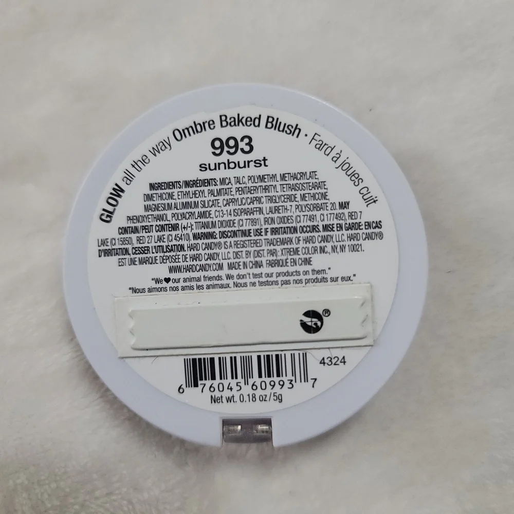 Hard Candy Glow‎ All The Way Ombre Baked Blush Sunburst 993 Pink Shimmer